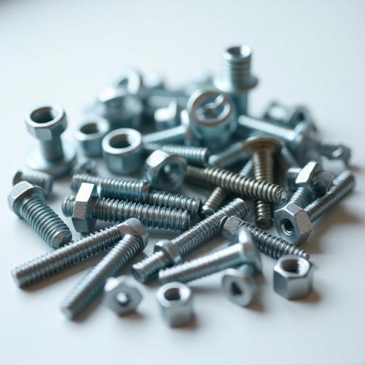 Utvalg av bolter, skruer og muttere